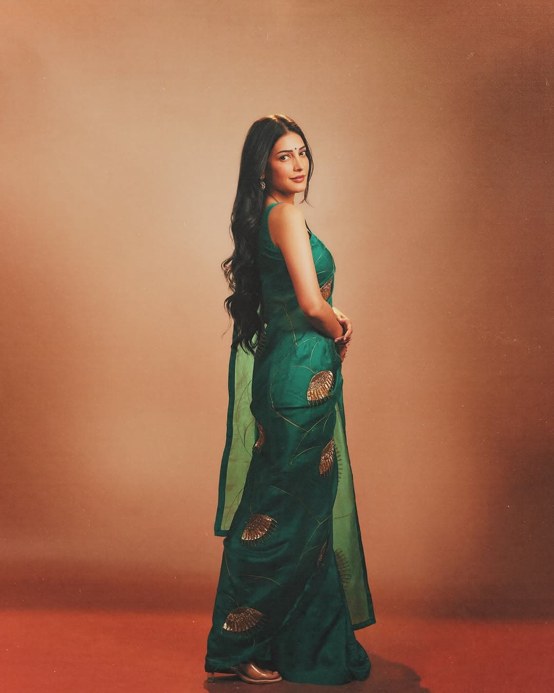 Shruti Haasan Goes Beetle Green, and Indian Labels Take the Lead