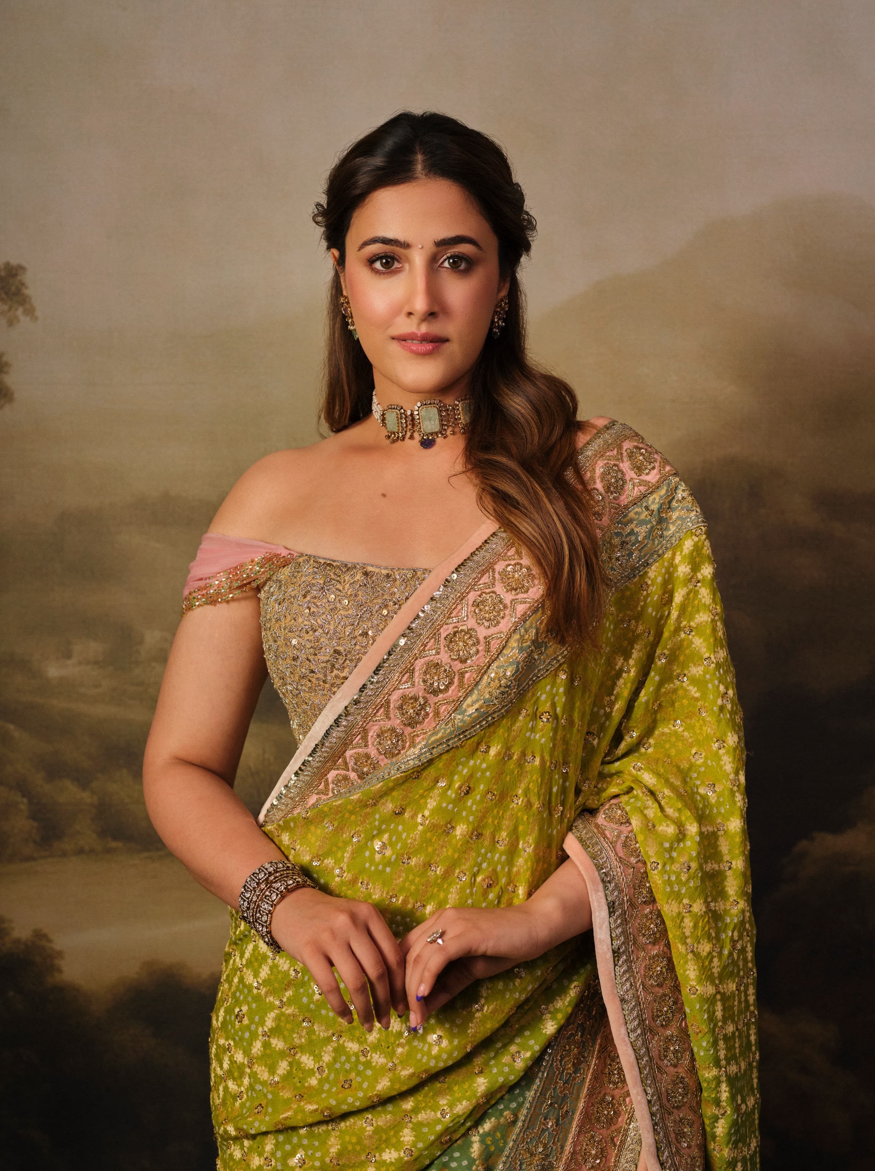 Bandhani, but Make It Custom: Nupur Sanon in Manish Malhotra